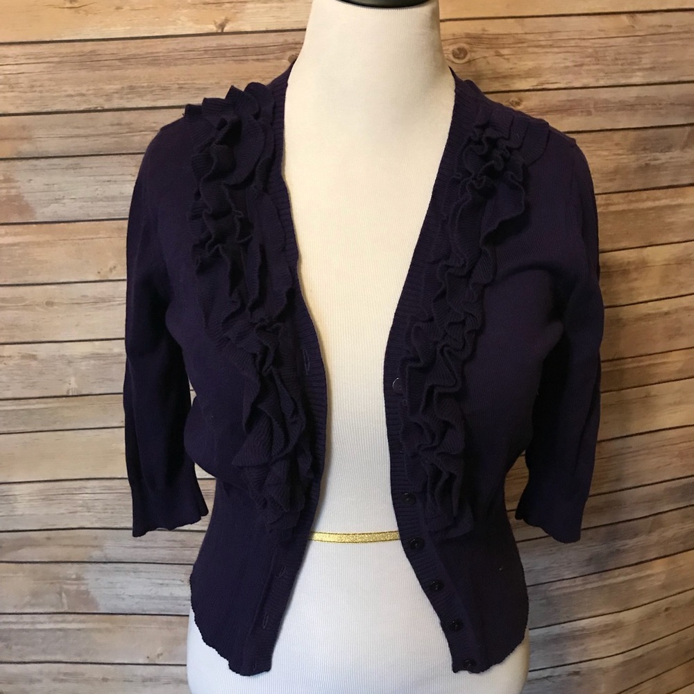 Worthington Button Up Sweater
